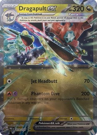 'Pokemon - 'Dragapult ex 073/131  - Holofoil Jumbo Cards - Double Rare