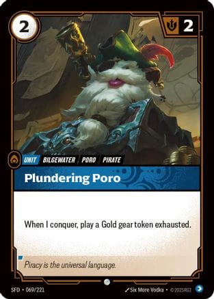 Plundering Poro (069/221) - Spiritforged Foil