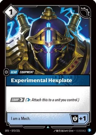 Experimental Hexplate (073/221) - Spiritforged