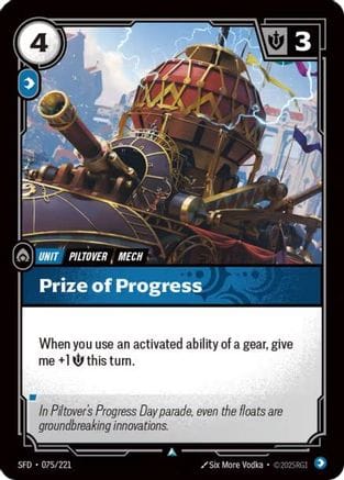 Prize of Progress (075/221) - Spiritforged Foil