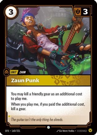 Zaun Punk (160/221) - Spiritforged Foil