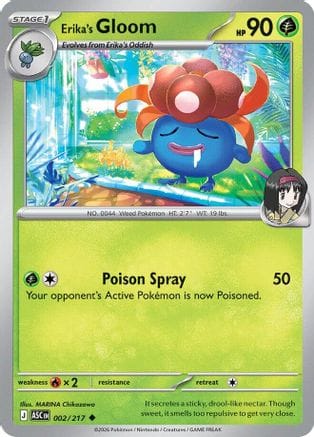'Pokemon - 'Erika's Gloom 002  ME Ascended Heroes - Uncommon
