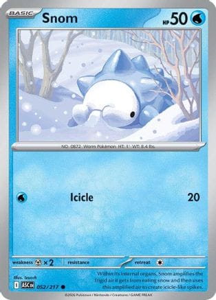 'Pokemon - 'Snom 052  ME Ascended Heroes - Common