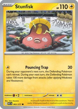 'Pokemon - 'Stunfisk 062  ME Ascended Heroes - Common