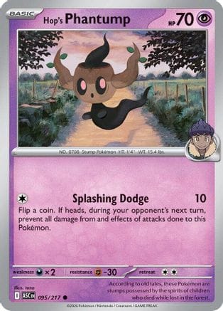 'Pokemon - 'Hop's Phantump 095  ME Ascended Heroes - Common