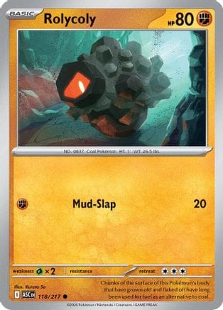 'Pokemon - 'Rolycoly 118  ME Ascended Heroes - Common