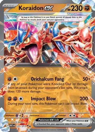 'Pokemon - 'Koraidon ex 121  - Holofoil ME Ascended Heroes - Double Rare