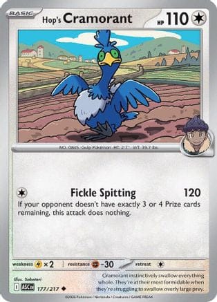 'Pokemon - 'Hop's Cramorant 177  ME Ascended Heroes - Uncommon