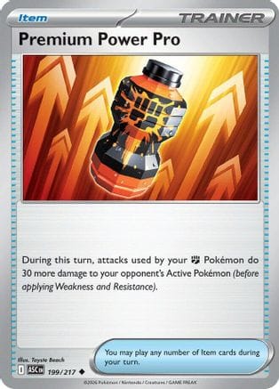 'Pokemon - 'Premium Power Pro 199  ME Ascended Heroes - Uncommon