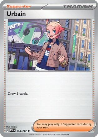'Pokemon - 'Urbain 214  ME Ascended Heroes - Uncommon