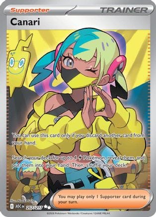 'Pokemon - 'Canari 257/217  - Holofoil ME Ascended Heroes - Ultra Rare