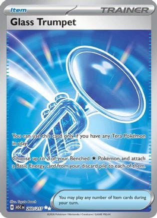 'Pokemon - 'Glass Trumpet 260/217  - Holofoil ME Ascended Heroes - Ultra Rare