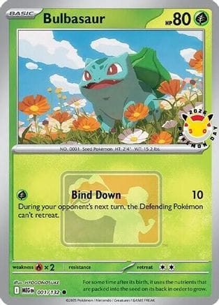 'Pokemon - 'Bulbasaur (Pokemon Day 2026) 001  - Holofoil Miscellaneous Cards & Products - Common