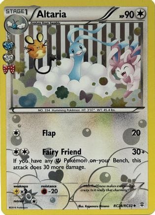 'Pokemon - 'Altaria (Reverse Holofoil) RC24  - Reverse Holofoil Generations Radiant Collection - Uncommon