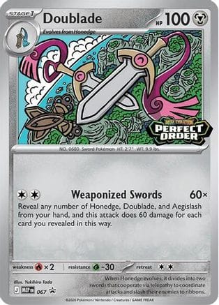 'Pokemon - 'Doublade 067  ME Mega Evolution Promo - Promo
