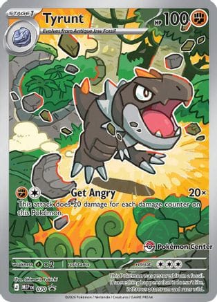'Pokemon - 'Tyrunt 070  - Holofoil ME Mega Evolution Promo - Promo