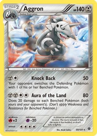 'Pokemon - 'Aggron 059  Plasma Blast - Rare