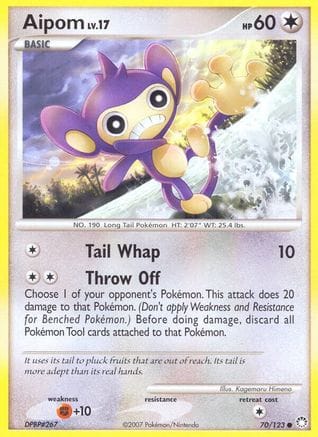 'Pokemon - 'Aipom 070  Mysterious Treasures - Common