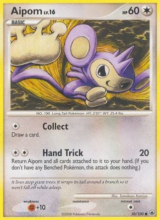 'Pokemon - 'Aipom (50) 050/100  Majestic Dawn - Common