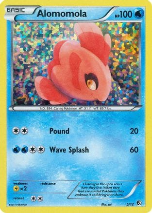 'Pokemon - 'Alomomola 005/12  - Holofoil McDonalds Promos 2011 - Promo