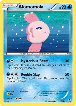'Pokemon - 'Alomomola 037  - Reverse Holofoil Dragons Exalted - Rare