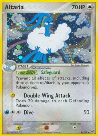 'Pokemon - 'Altaria 001  - Holofoil Deoxys - Holo Rare