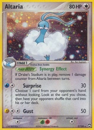 'Pokemon - 'Altaria 002  - Holofoil Power Keepers - Holo Rare