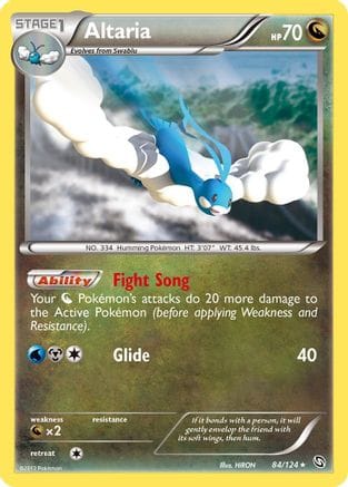 'Pokemon - 'Altaria 084  - Holofoil Dragons Exalted - Holo Rare