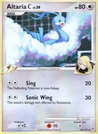 'Pokemon - 'Altaria C 049  - Reverse Holofoil Supreme Victors - Uncommon