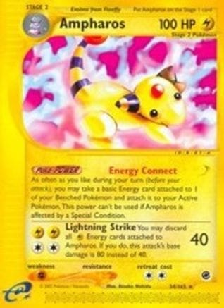 'Pokemon - 'Ampharos (34) 034  Expedition - Rare