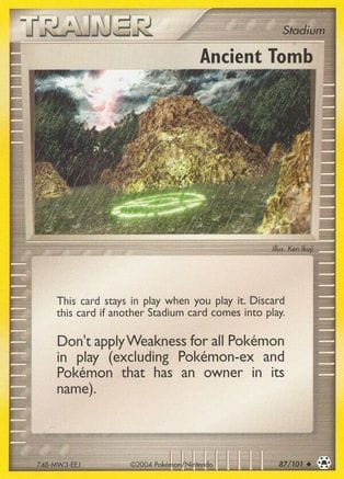 'Pokemon - 'Ancient Tomb 087  Hidden Legends - Uncommon