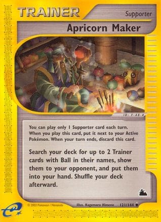 'Pokemon - 'Apricorn Maker 121  Skyridge - Uncommon