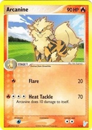 'Pokemon - 'Arcanine 001  EX Trainer Kit 2 Plusle & Minun - Common