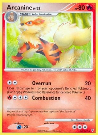 'Pokemon - 'Arcanine 050  Supreme Victors - Uncommon
