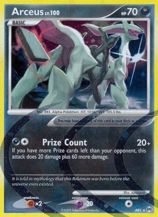 'Pokemon - 'Arceus (AR1) AR1  - Holofoil Arceus - Holo Rare