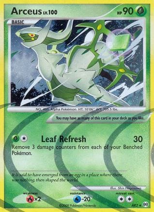 'Pokemon - 'Arceus (AR2) AR2  - Holofoil Arceus - Holo Rare