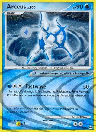'Pokemon - 'Arceus (AR4) AR4  - Holofoil Arceus - Holo Rare