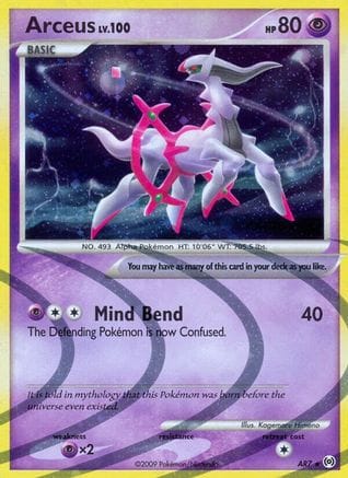 'Pokemon - 'Arceus (AR7) AR7  - Holofoil Arceus - Holo Rare