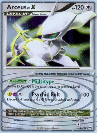 'Pokemon - 'Arceus Lv.X (96) 096  - Holofoil Arceus - Ultra Rare