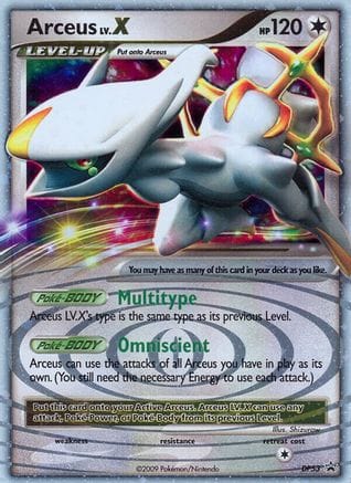 'Pokemon - 'Arceus LV.X DP53  - Holofoil Diamond and Pearl Promos - Promo