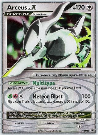 'Pokemon - 'Arceus LV.X DP56  - Holofoil Diamond and Pearl Promos - Promo