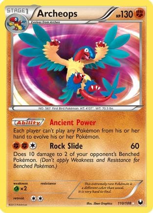 'Pokemon - 'Archeops 110  - Holofoil Dark Explorers - Secret Rare