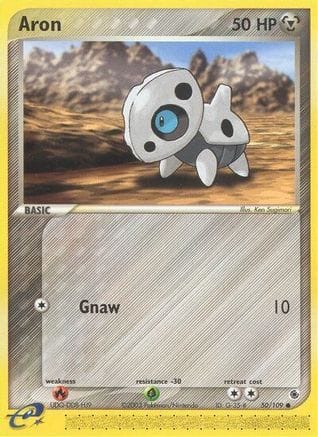 'Pokemon - 'Aron 050/109  Ruby and Sapphire - Common