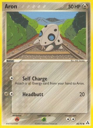 'Pokemon - 'Aron 048/92  Legend Maker - Common