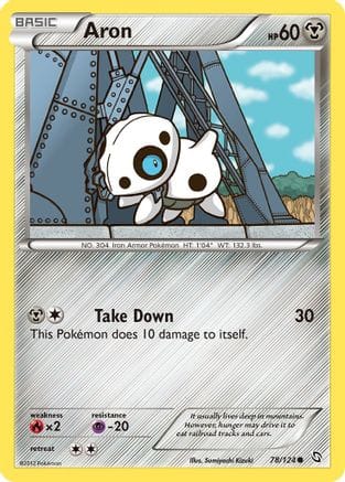 'Pokemon - 'Aron 078  Dragons Exalted - Common