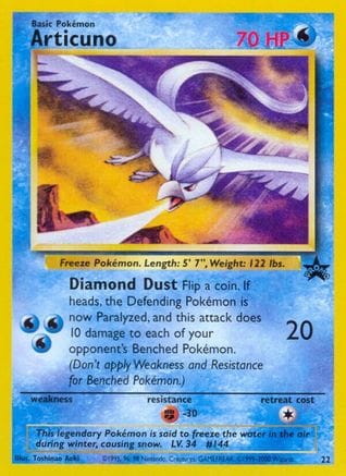 'Pokemon - 'Articuno (22) 022/53  WoTC Promo - Promo