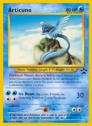 'Pokemon - 'Articuno (48) 048/53  WoTC Promo - Promo