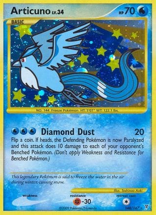 'Pokemon - 'Articuno (148) 148  - Holofoil Supreme Victors - Secret Rare