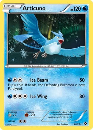'Pokemon - 'Articuno 027/99  - Reverse Holofoil Next Destinies - Holo Rare