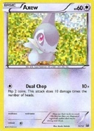 'Pokemon - 'Axew 012/12  - Holofoil McDonalds Promos 2012 - Promo